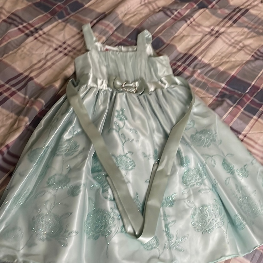 ocean glitter junior dress